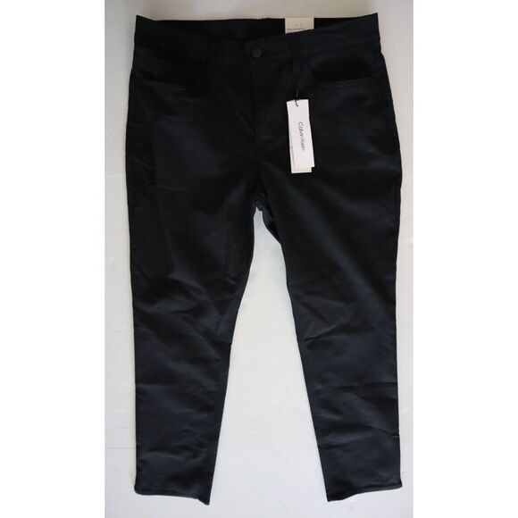 Calvin Klein Men's Sz 33x30 Black Stretch 5-Pocket Skinny Jeans - Picture 1 of 7
